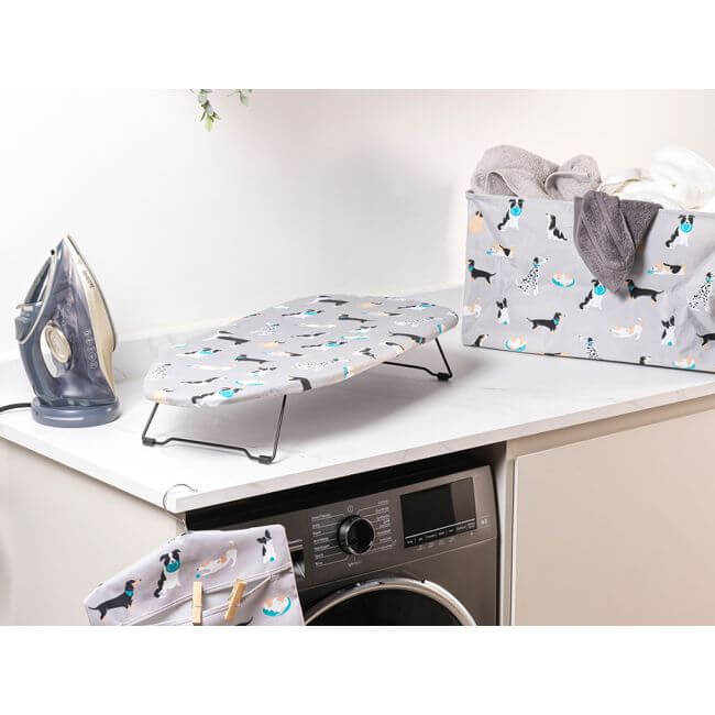 Dog Print Tabletop Ironing Board