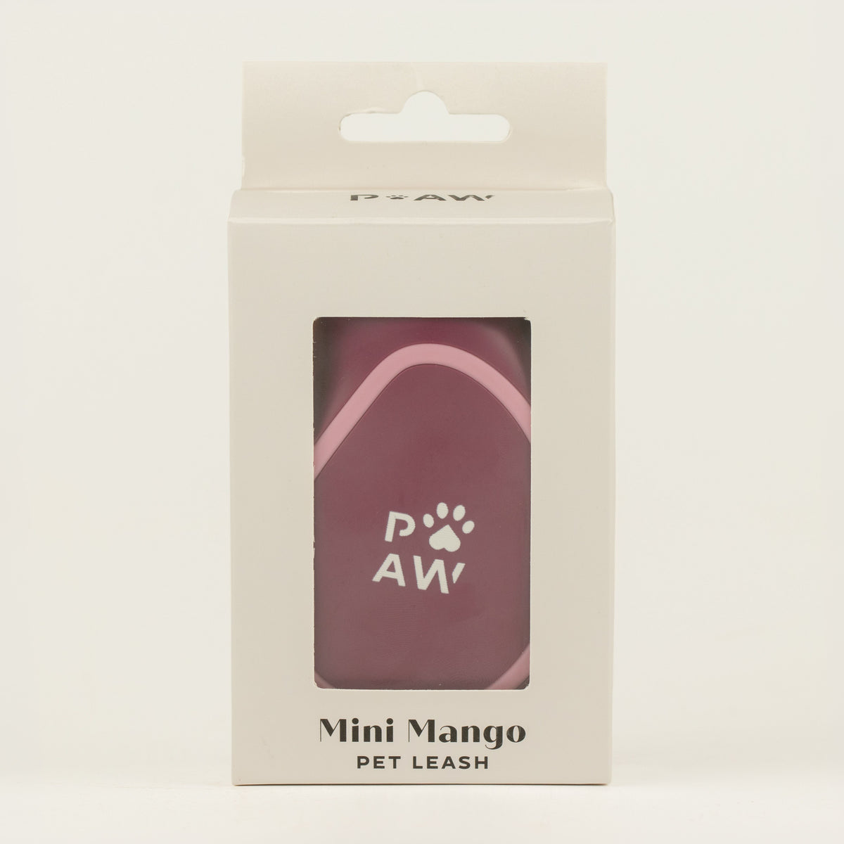 Plum Mini Retractable Dog Lead