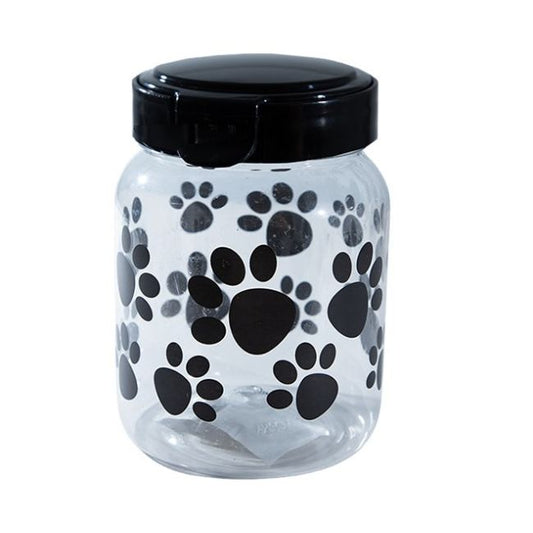 Paw Print Pet Food & Treat Storage Jar