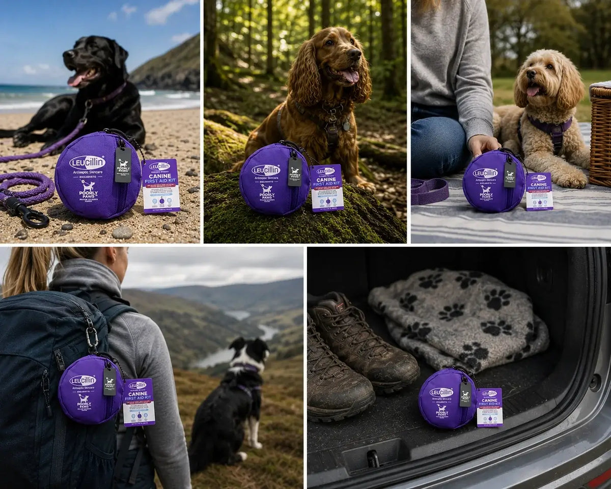 Leucillin & Poorly Paws Dog First Aid Kit