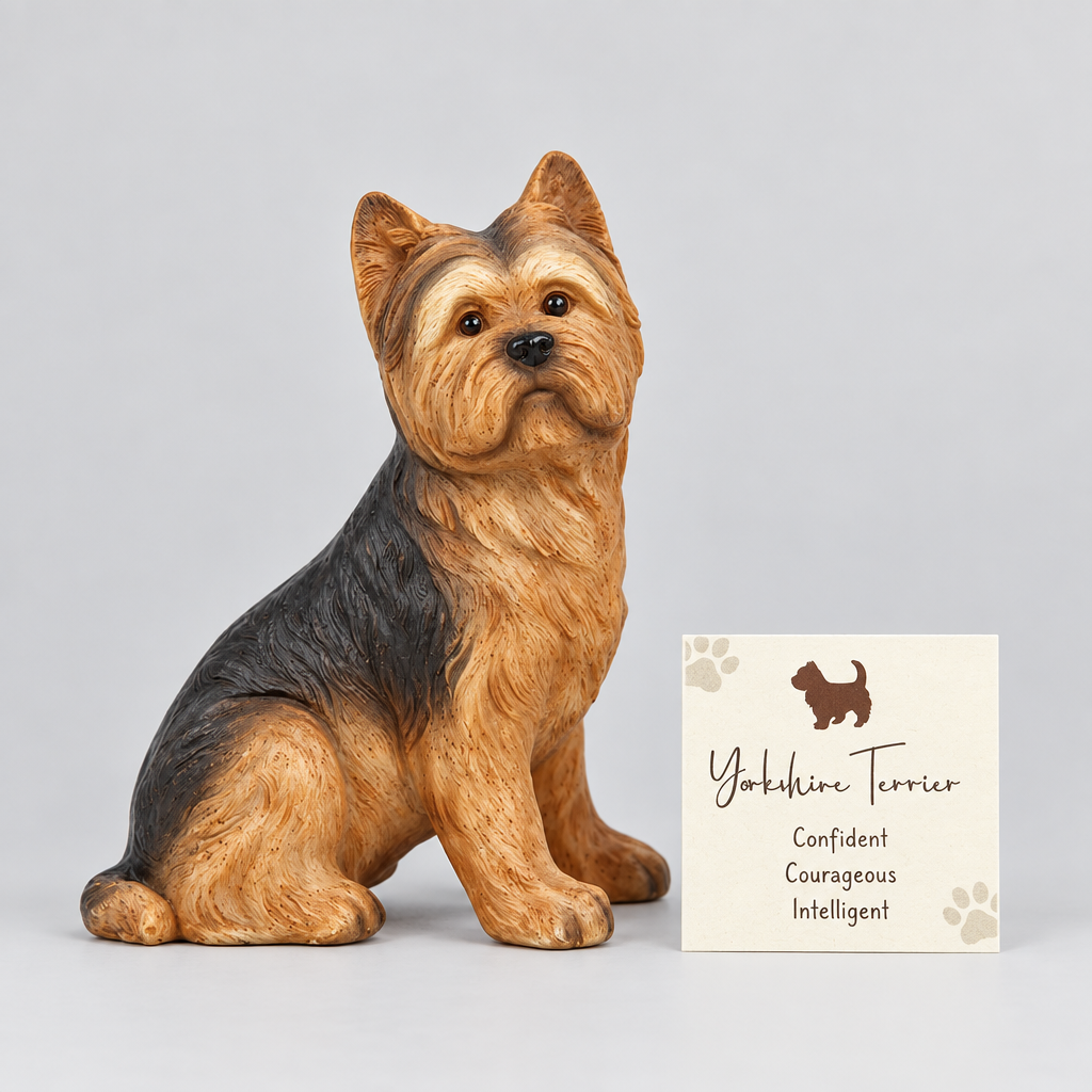 Yorkshire Terrier Ornament with Sentiment Card