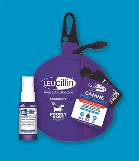 Leucillin & Poorly Paws Dog First Aid Kit