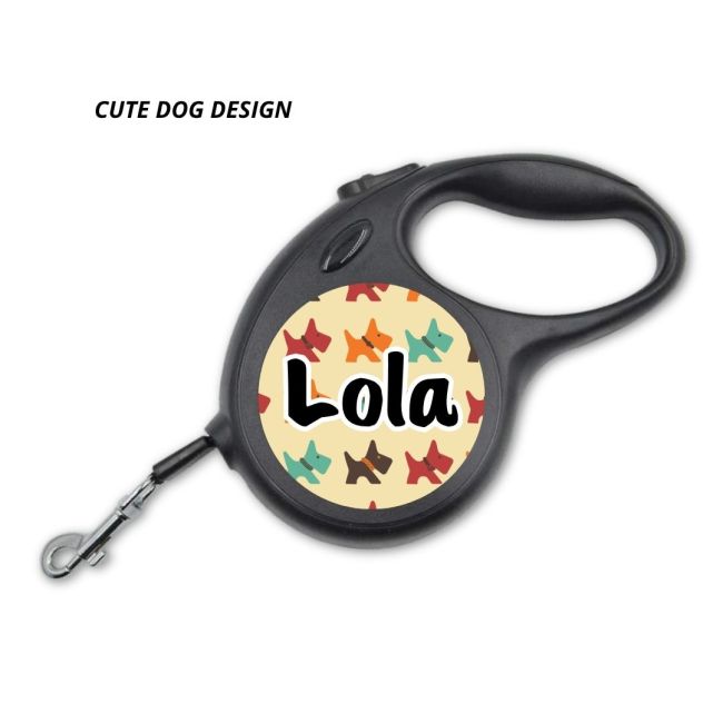 Personalised Retractable Dog Lead