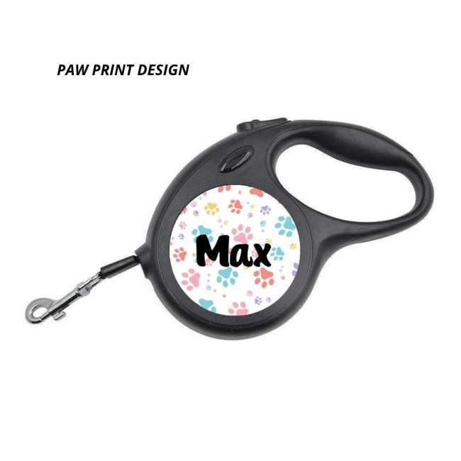 Personalised Retractable Dog Lead