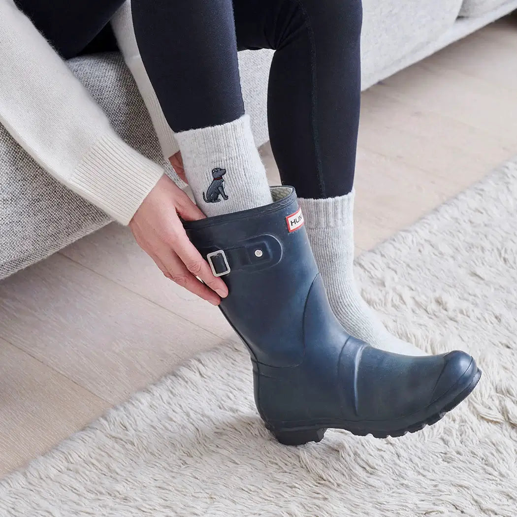 Staffie Wool Blend Dog Walking Socks