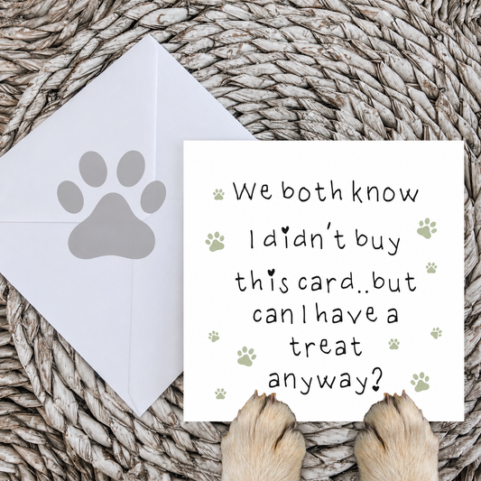 We Both Know I Didn't Buy This Card