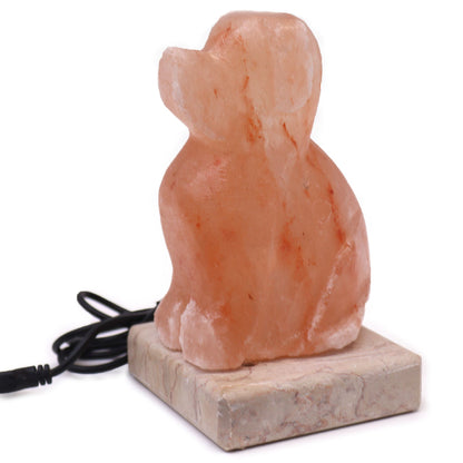 Dog Shaped Himalayan Salt Lamp