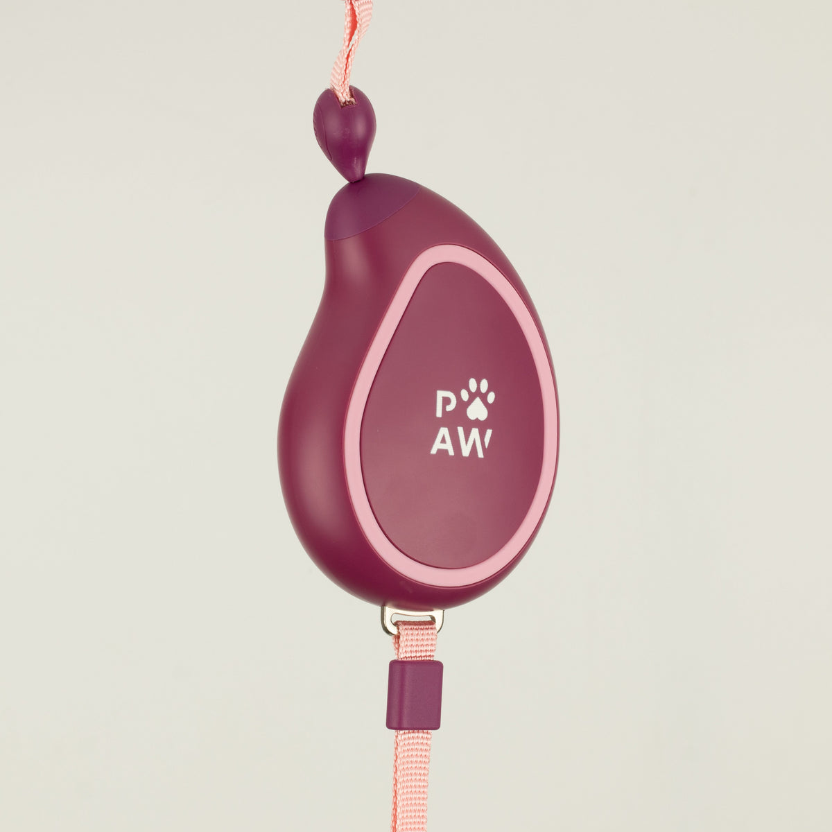 Plum Mini Retractable Dog Lead
