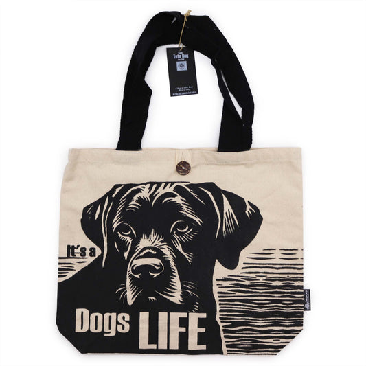 It’s a Dog’s Life Cotton Tote Bag