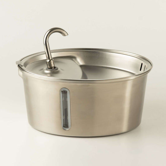 Stainless Steel Dog Water Fountain 2.5L USB
