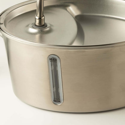 Stainless Steel Dog Water Fountain 2.5L USB