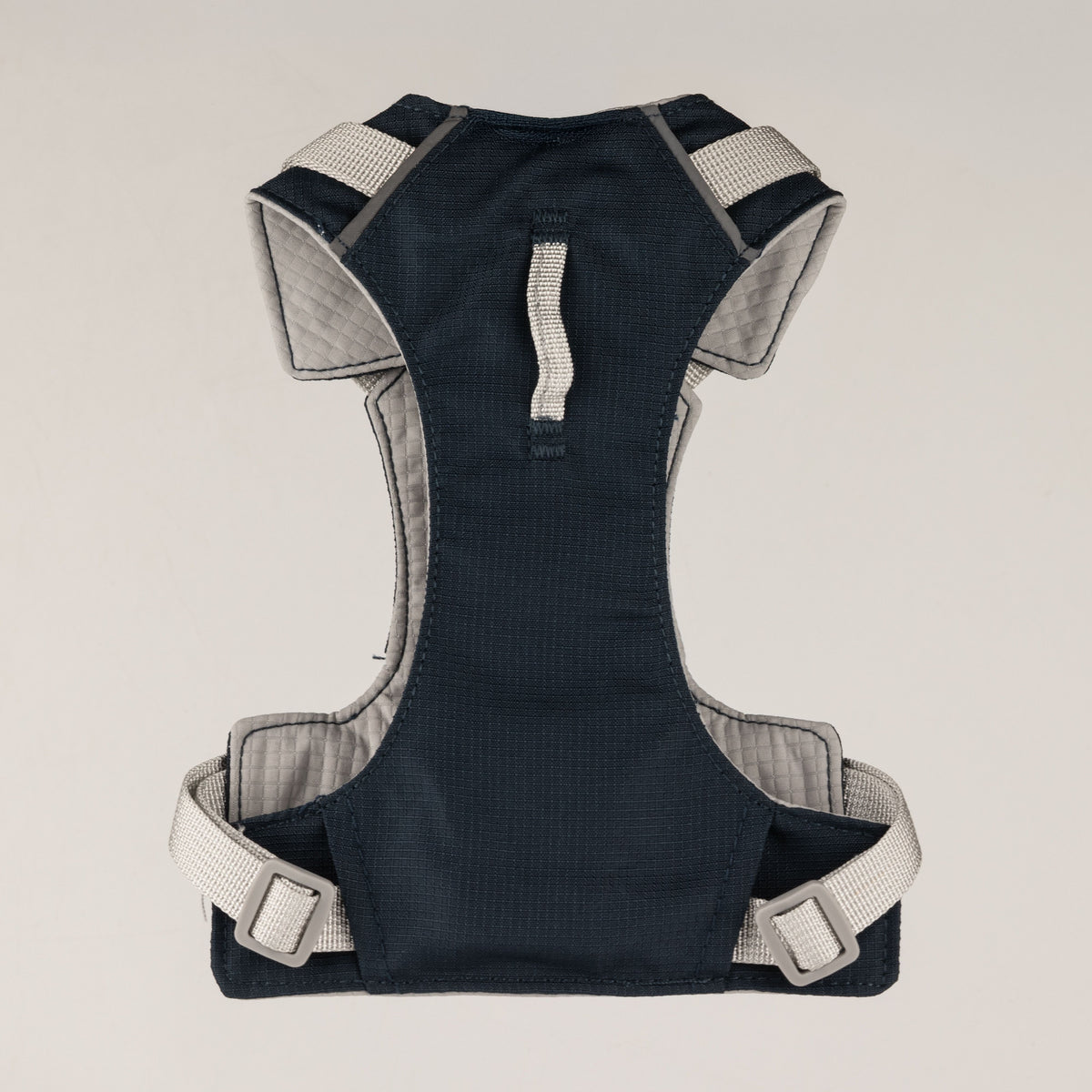 Rock Grey Black Obsidian Reflective Dog Harness S