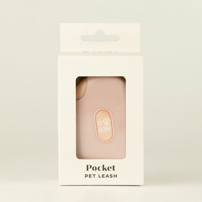 Soft Pink Retractable Dog Lead