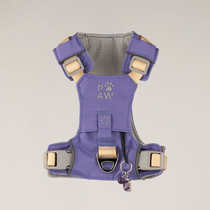 Lavender Amethyst Reflective Dog Harness XS