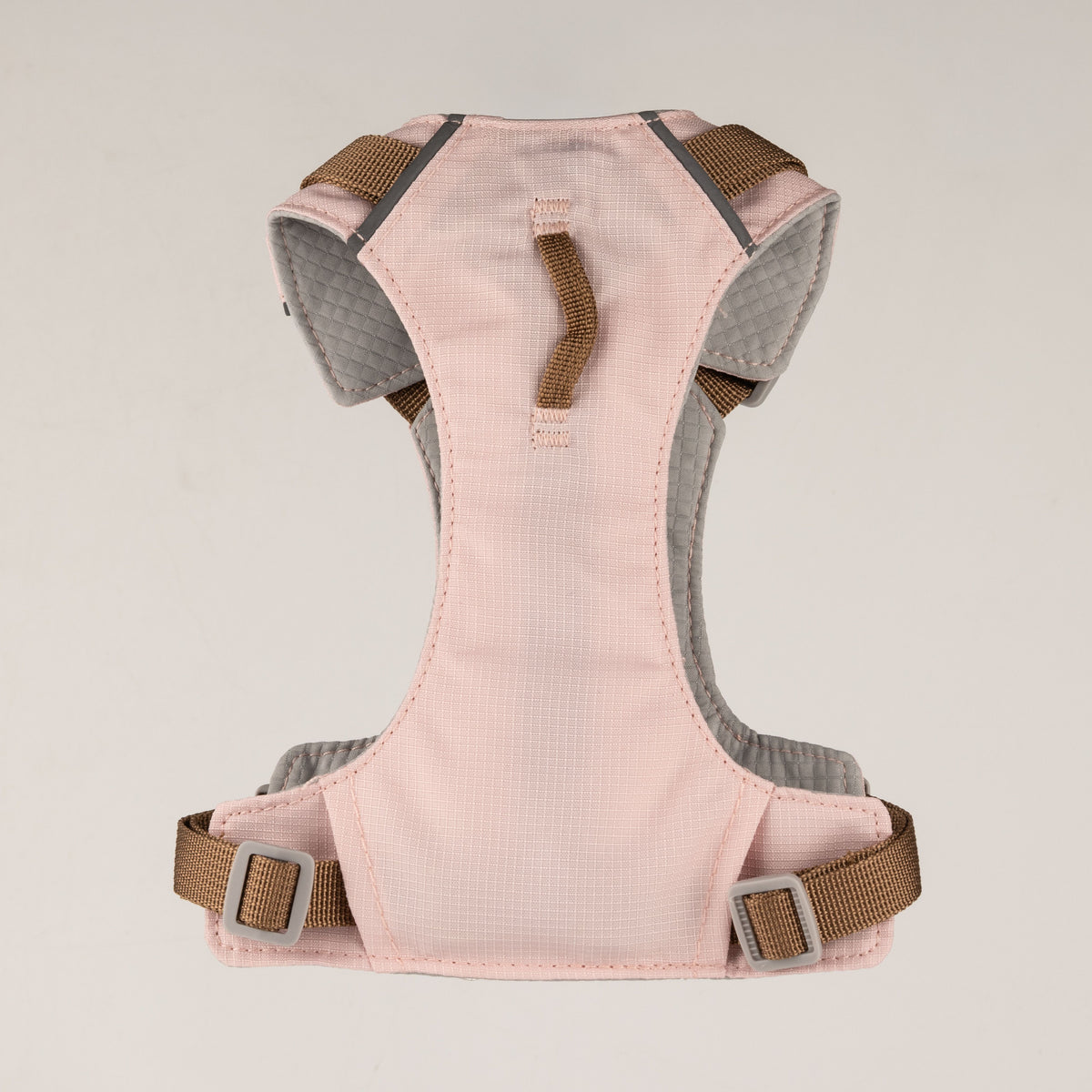 Soft Pink Rose Quartz Reflective Dog Harness S