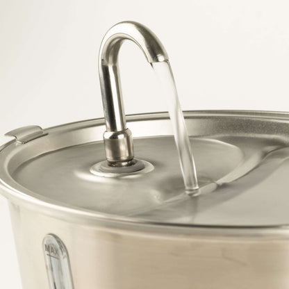 Stainless Steel Dog Water Fountain 2.5L USB