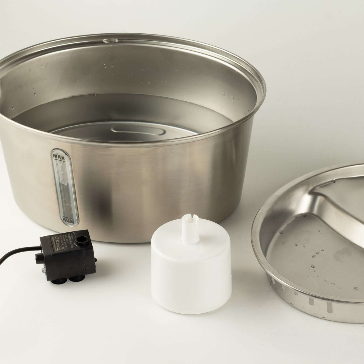 Stainless Steel Dog Water Fountain 2.5L USB