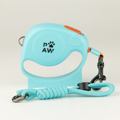 Blue Retractable Dog Lead