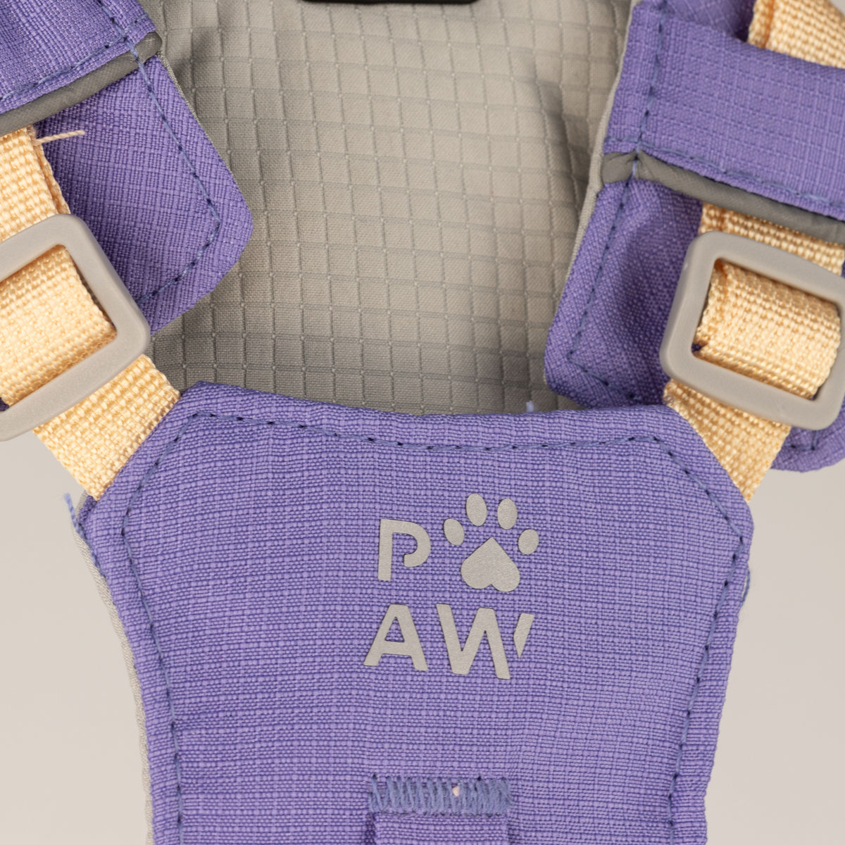 Lavender Amethyst Reflective Dog Harness S