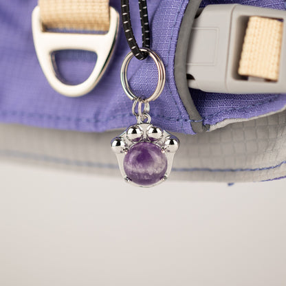 Lavender Amethyst Reflective Dog Harness S