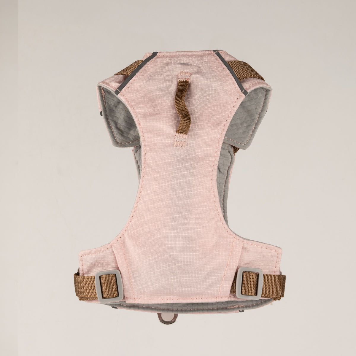 Soft Pink Rose Quartz Reflective Dog Harness XS