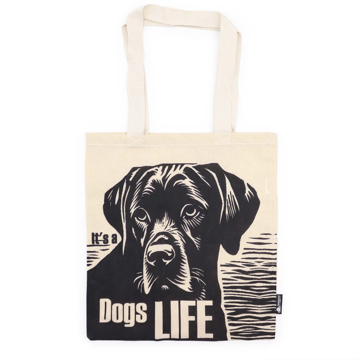 It’s a Dog’s Life Natural Cotton Tote Bag