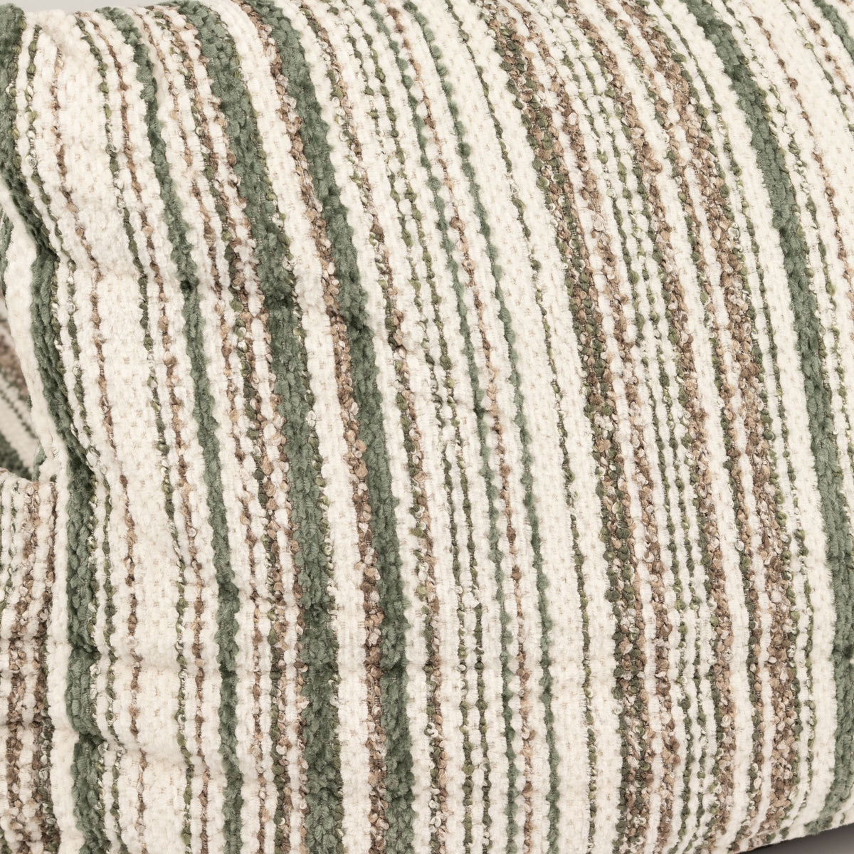 Striped Sofa Dog Bed with Reversible Cushion 60cm