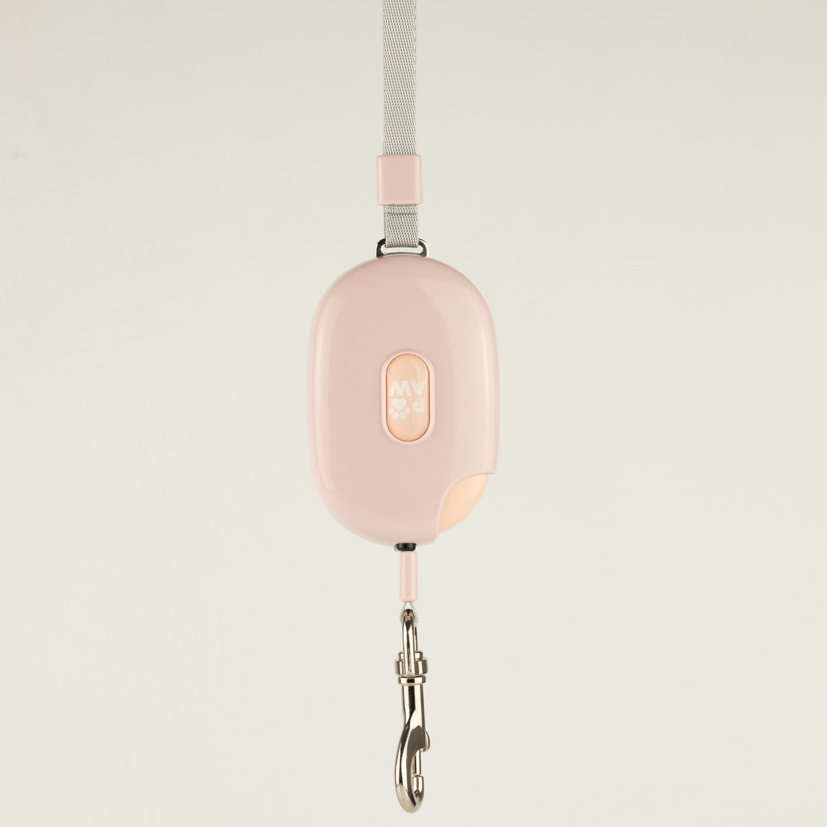 Soft Pink Retractable Dog Lead