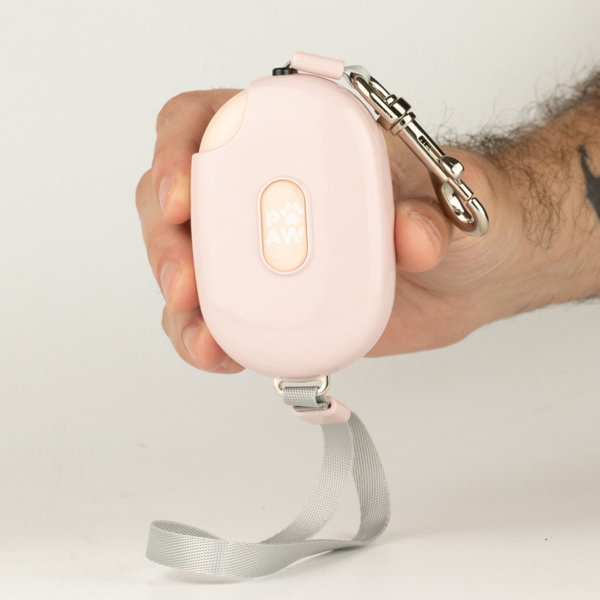 Soft Pink Retractable Dog Lead